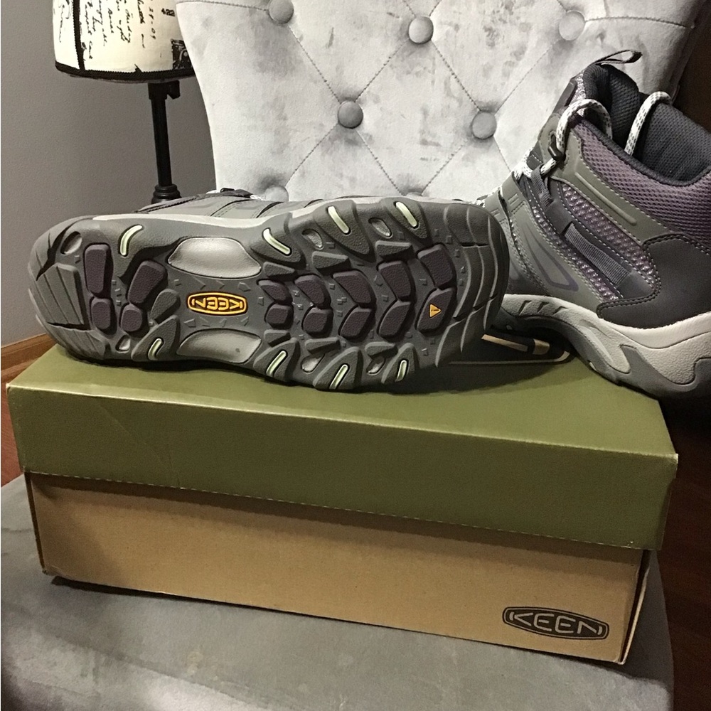 Keen Gray and Lavender Hiking Boots (used once)